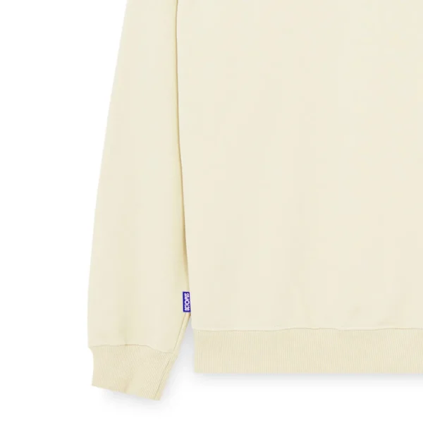 OCTOPUS felpa con cappuccio side hoodie cream - immagine 4