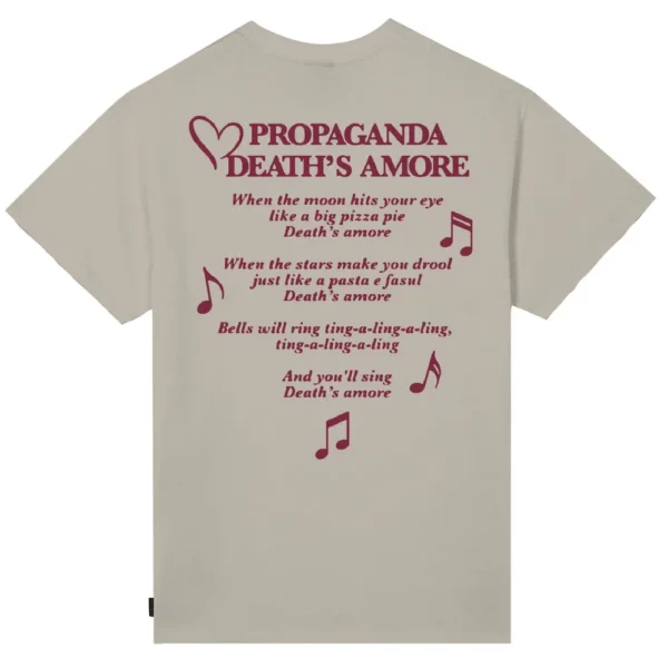 PROPAGANDA t-shirt maglia uomo death's amore tee sabbia - immagine 2