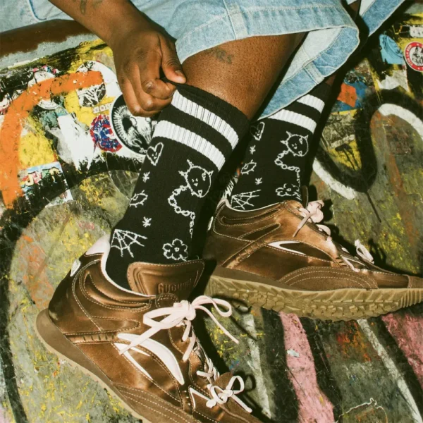 AMERICAN SOCKS CALZINI TUBOLARI MID MANGUL + 10 stickers skateboard - immagine 4