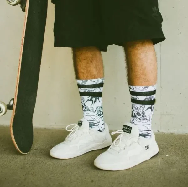 AMERICAN SOCKS calzini signature tubolari sport Worth it + stickers - immagine 6