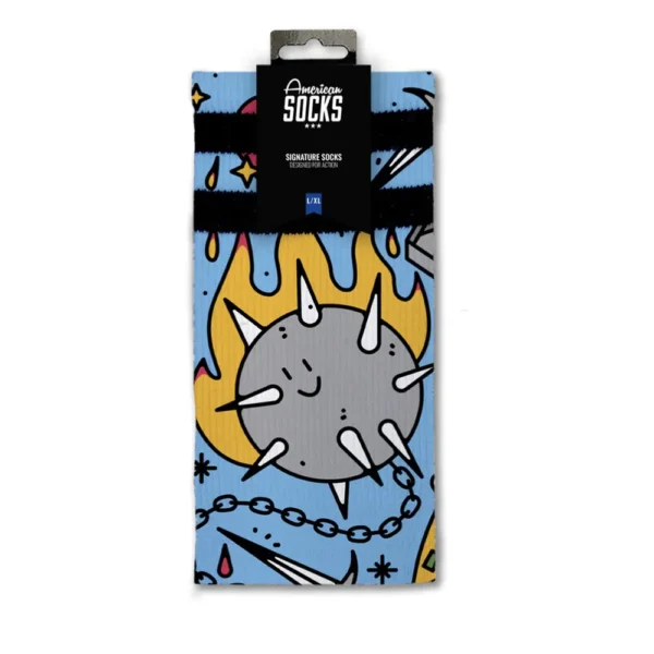 AMERICAN SOCKS calzini signature tubolari sport wave Blast + stickers - immagine 7