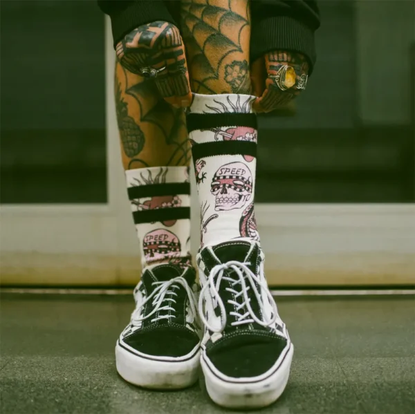 AMERICAN SOCKS calzini signature tubolari sport nitro fury + stickers - immagine 5