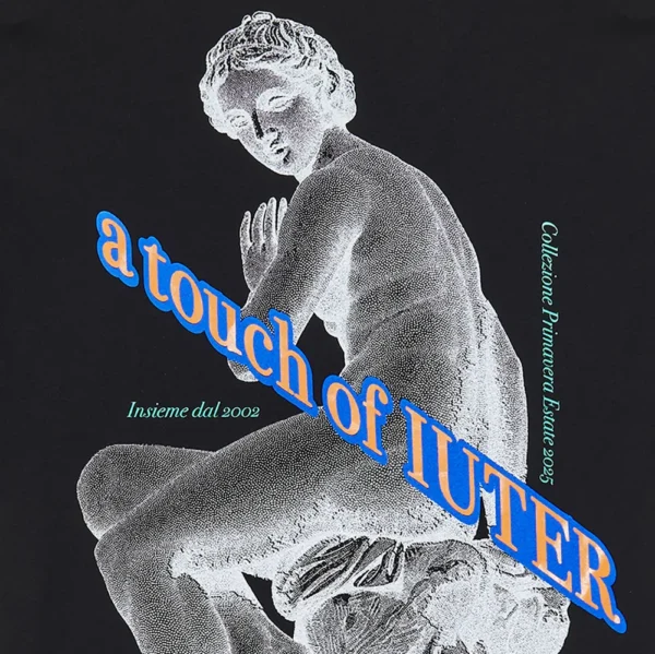 IUTER t-shirt Nymph tee maglia uomo black - immagine 3