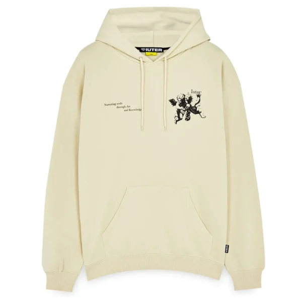 IUTER felpa con cappuccio uomo Souls hoodie cream - immagine 2