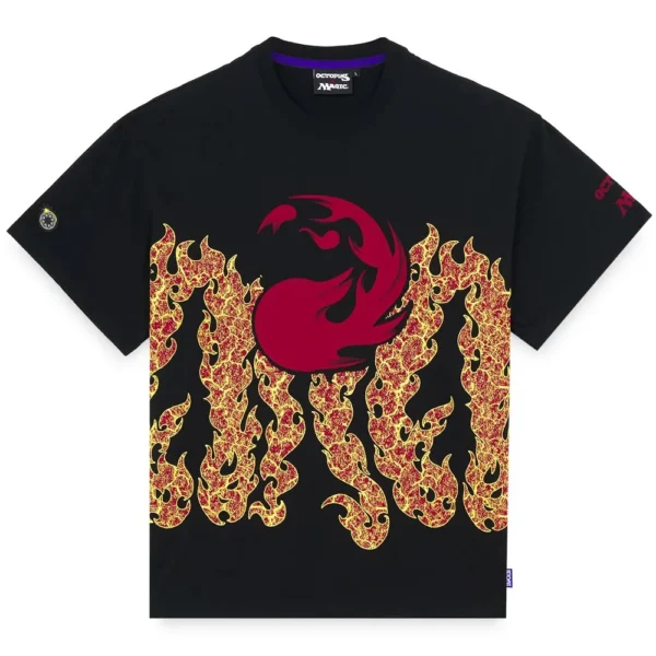 OCTOPUS BRAND T-shirt x Magic: The Gathering Octopus Mountain Tee BOX FIT