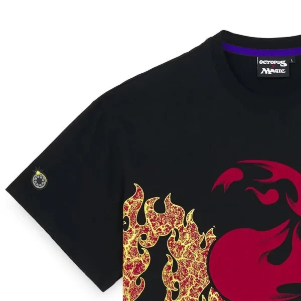 OCTOPUS BRAND T-shirt x Magic: The Gathering Octopus Mountain Tee BOX FIT - immagine 3