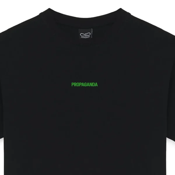 PROPAGANDA t-shirt maglia uomo ribs flame tee nero - immagine 3