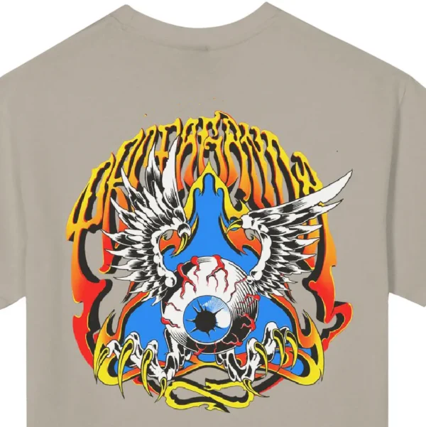 PROPAGANDA t-shirt maglia uomo triangle eyeball tee sand - immagine 3