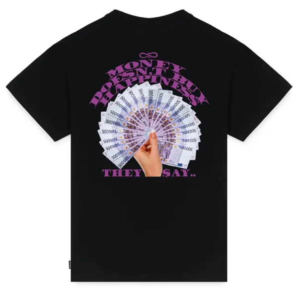 PROPAGANDA t-shirt maglia uomo happiness tee nero