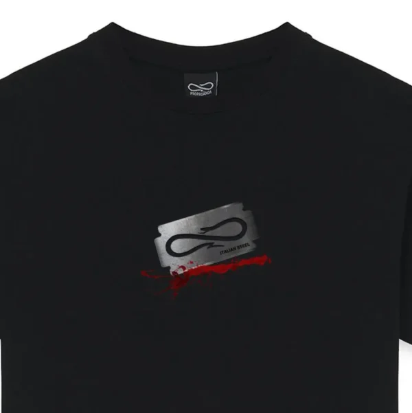 PROPAGANDA t-shirt maglia uomo logo blade tee nero - immagine 2