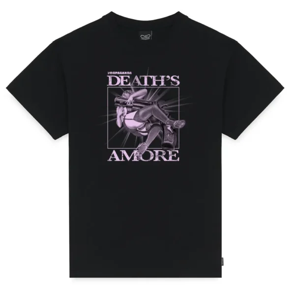 PROPAGANDA t-shirt maglia uomo death's amore tee nero