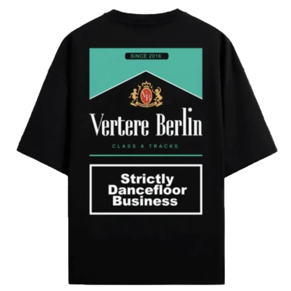 VERTERE BERLIN t-shirt Cig box tee maglia uomo - black