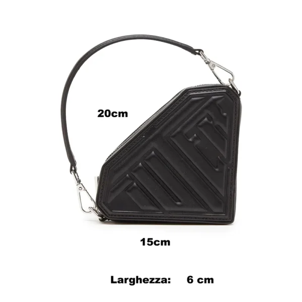 IUTER borsa logo mini black - immagine 2
