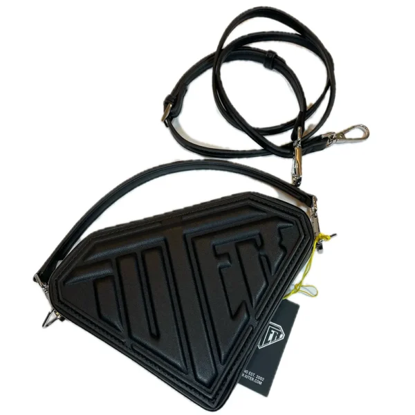 IUTER borsa logo mini black - immagine 4