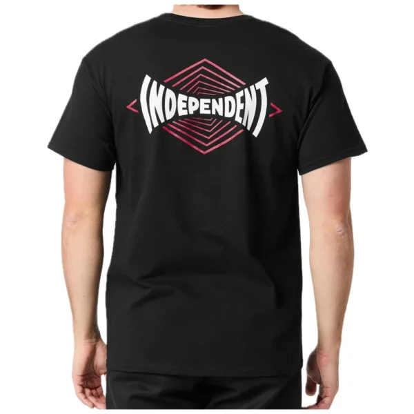 INDEPENDENT t-shirt vertigo span maglia uomo black