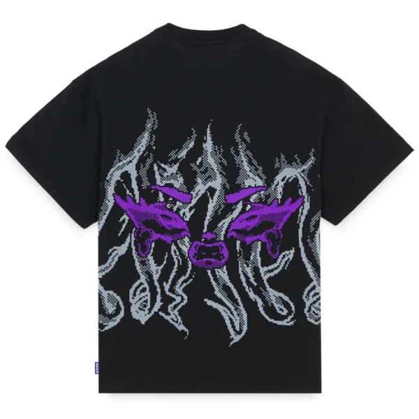 OCTOPUS T-shirt Strange ambassador OCTOPUS x plague labs maglia uomo SS25 nero - immagine 2