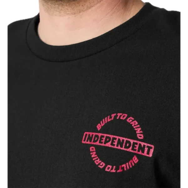 INDEPENDENT t-shirt bar-rier maglia uomo black - immagine 4