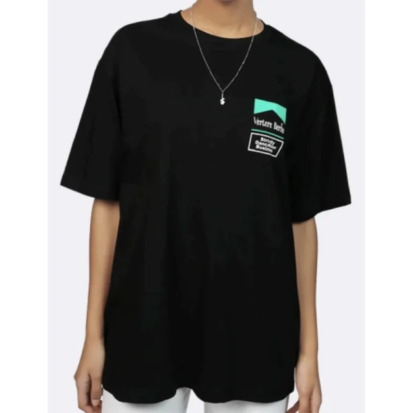 VERTERE BERLIN t-shirt Cig box tee maglia uomo - black - immagine 3