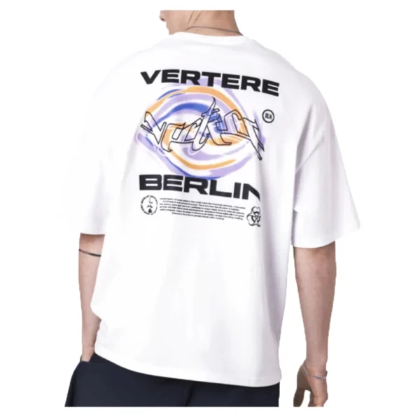 VERTERE BERLIN t-shirt Hypno box tee maglia uomo - white
