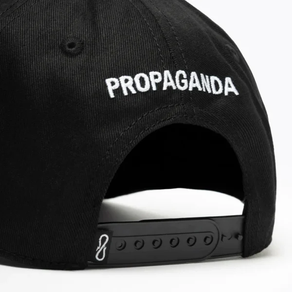 PROPAGANDA cappellino logo rib ricamato nero - immagine 3