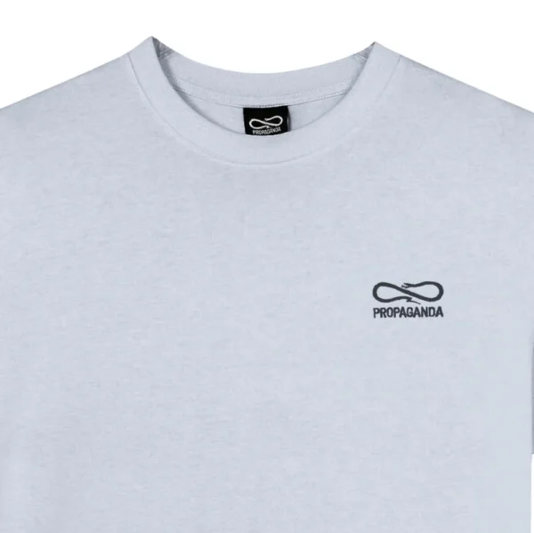 PROPAGANDA t-shirt logo embroidery maglia uomo tee ice - immagine 3
