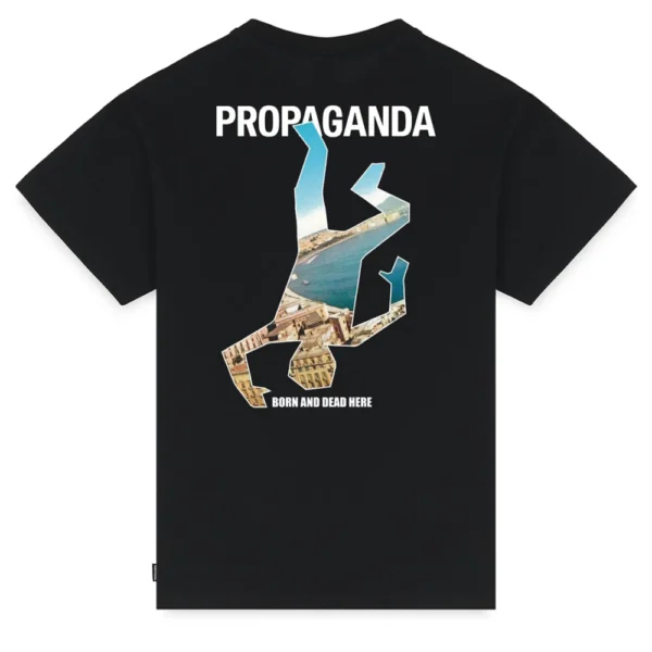 PROPAGANDA t-shirt maglia uomo local tee nero