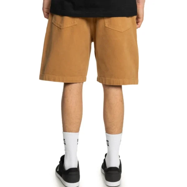 DC baggy jeans short worker jeans corti baggy chipmunk overdye - immagine 3