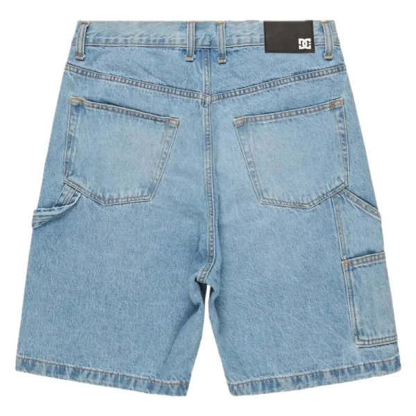 DC baggy jeans short carpenter jeans corti baggy light blue - immagine 7