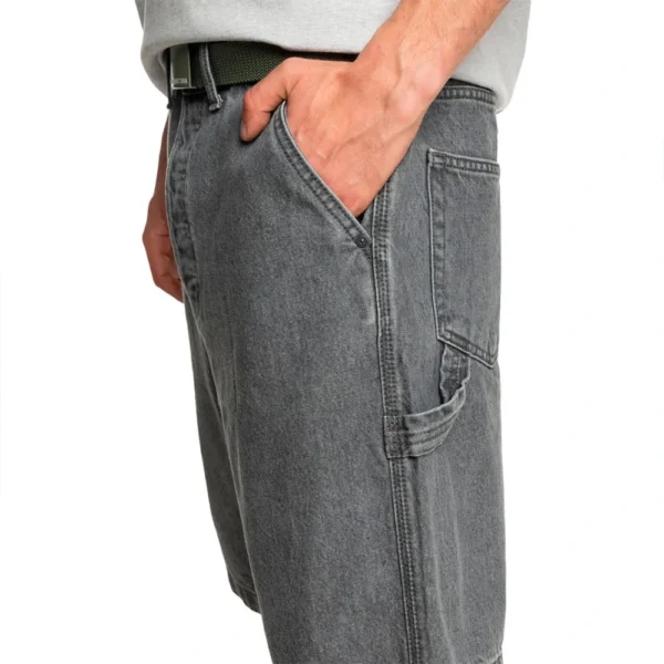 DC baggy jeans short carpenter jeans corti baggy medium grey - immagine 4