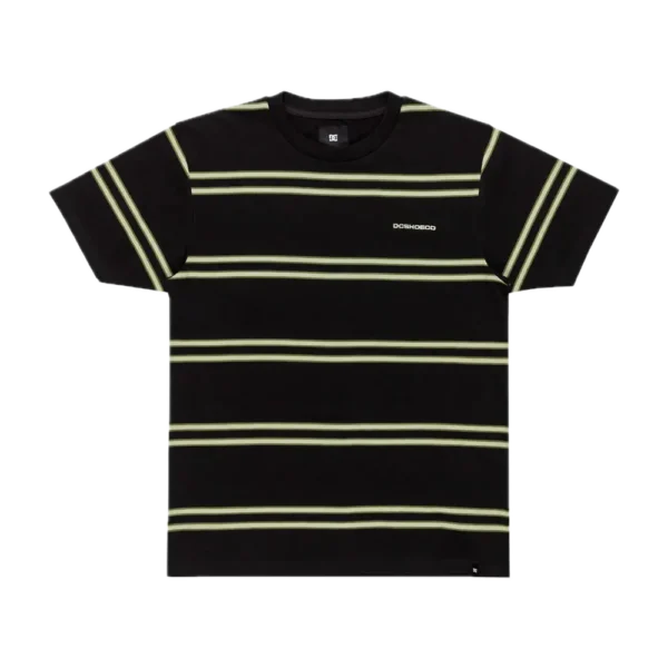 DC SHOES t-shirt uomo portside stripes black - immagine 5