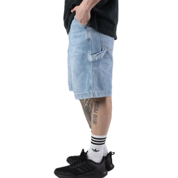 DC baggy jeans short carpenter jeans corti baggy light blue