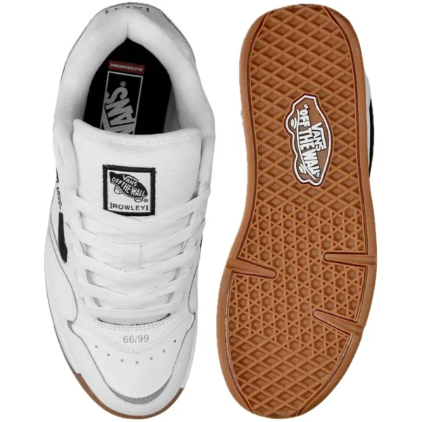 VANS ROWLEY XLT scarpe skateboard chunky unisex white black 2025 - immagine 6