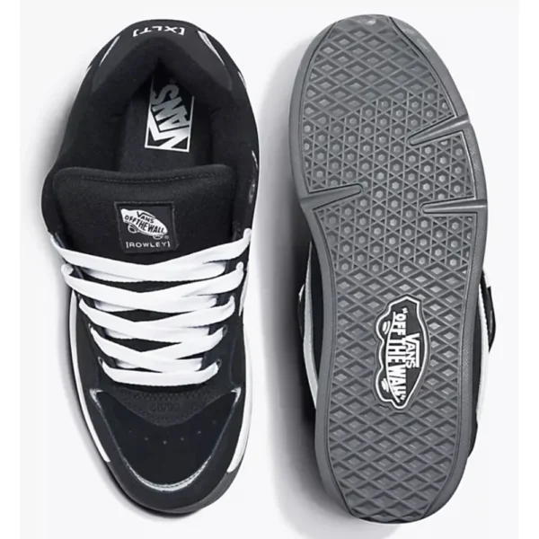 VANS ROWLEY XLT scarpe skateboard chunky unisex black white 2025 - immagine 5